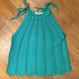 Steve Madden crochet tank top